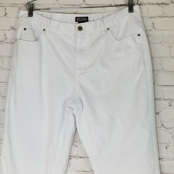 Michael Kors White Jean 36x32 Classic Straight Leg - Picture 4 of 10